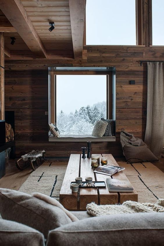 Rustic style for a comfortable winter